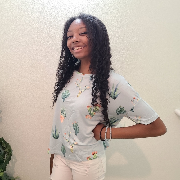 Honeydew Cactus 🌵 Sleep Shirt & Pants Set - Picture 4 of 16